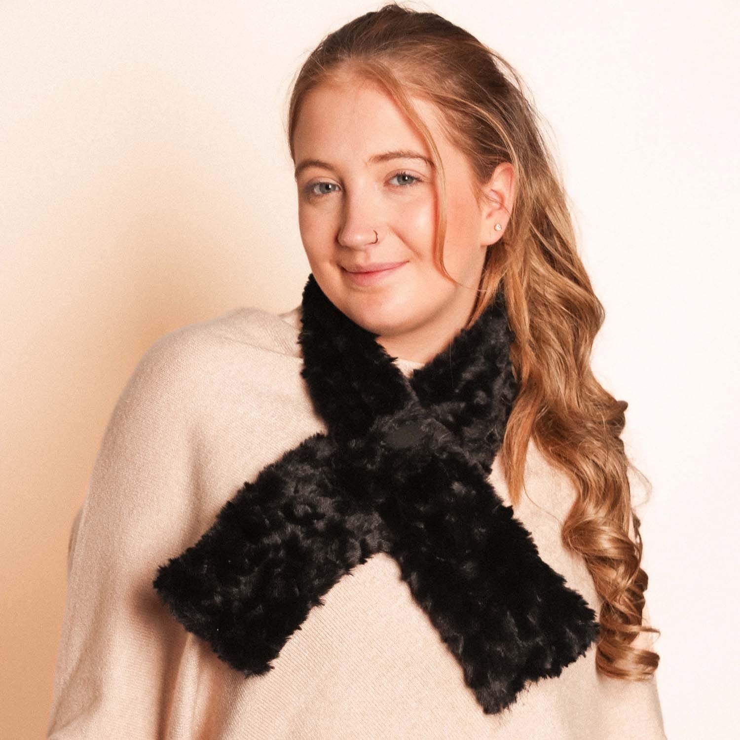 SWATCH - Zelly Pull Through Teddy Fleece Scarf - (AUTOGENERATED)