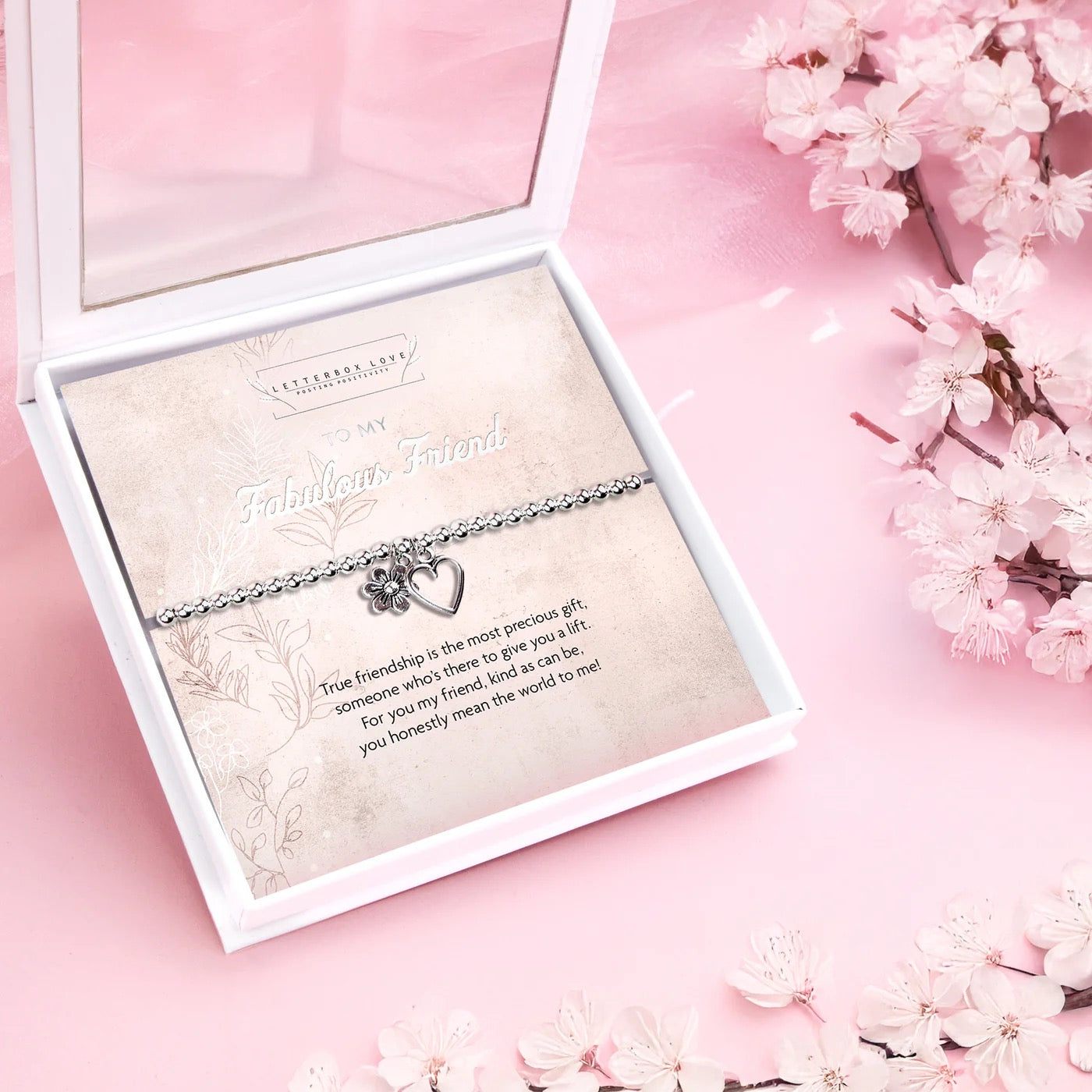 SWATCH -Letterbox Love Silver Plated Boxed Bracelet