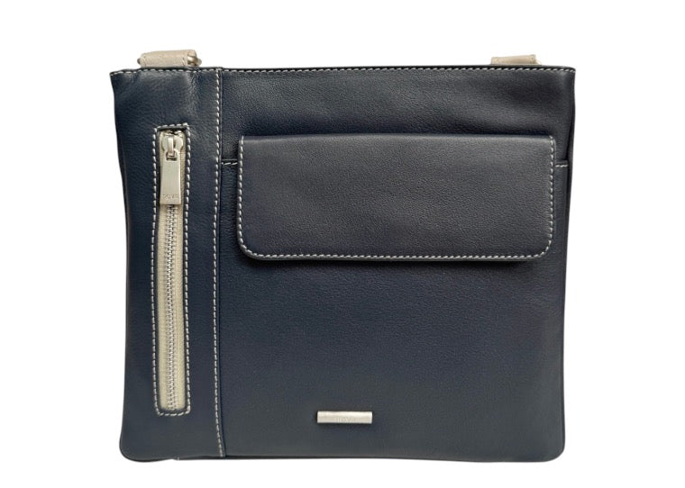 SWATCH - Nova Leathers 899S Zip & Flap Pocket Slim Upright Crossbody - (AUTOGENERATED)