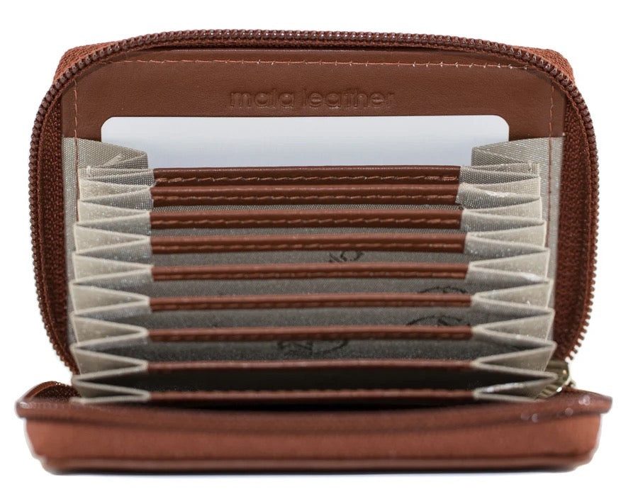 SWATCH - Mala Leather (552 5) Concertina Zip Round Card Purse - (AUTOGENERATED)