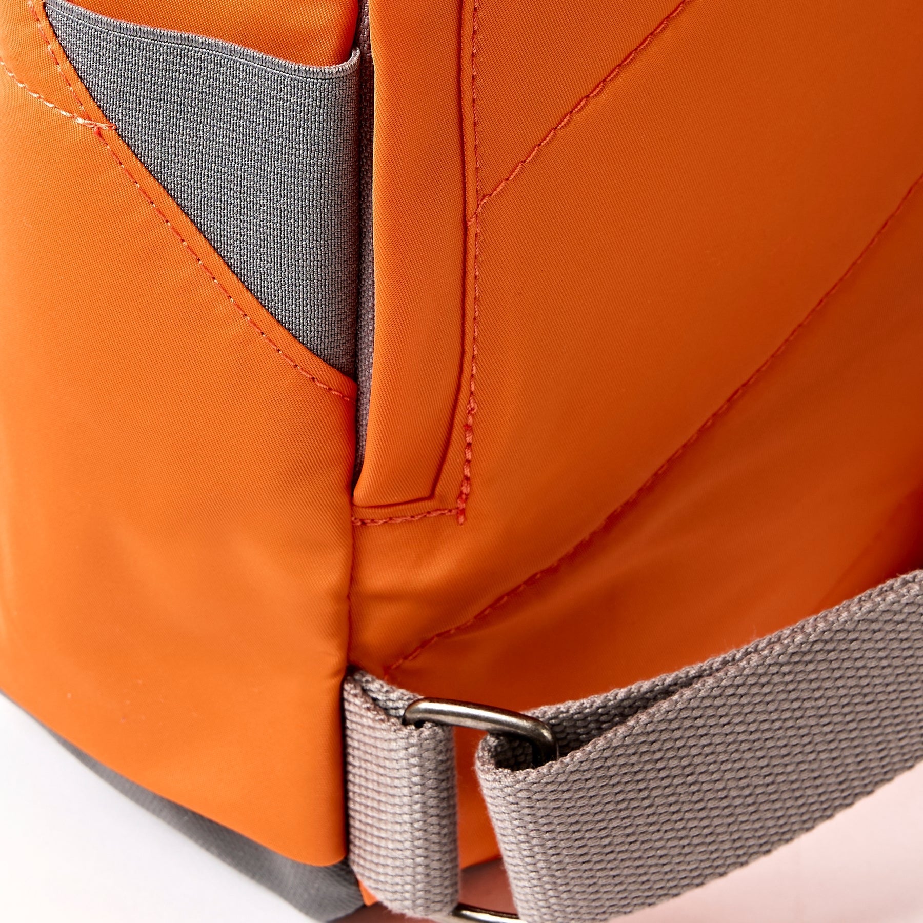 Roka Canfield Roll Top- Recycled Nylon - Small Backpack - Jaffa Orange