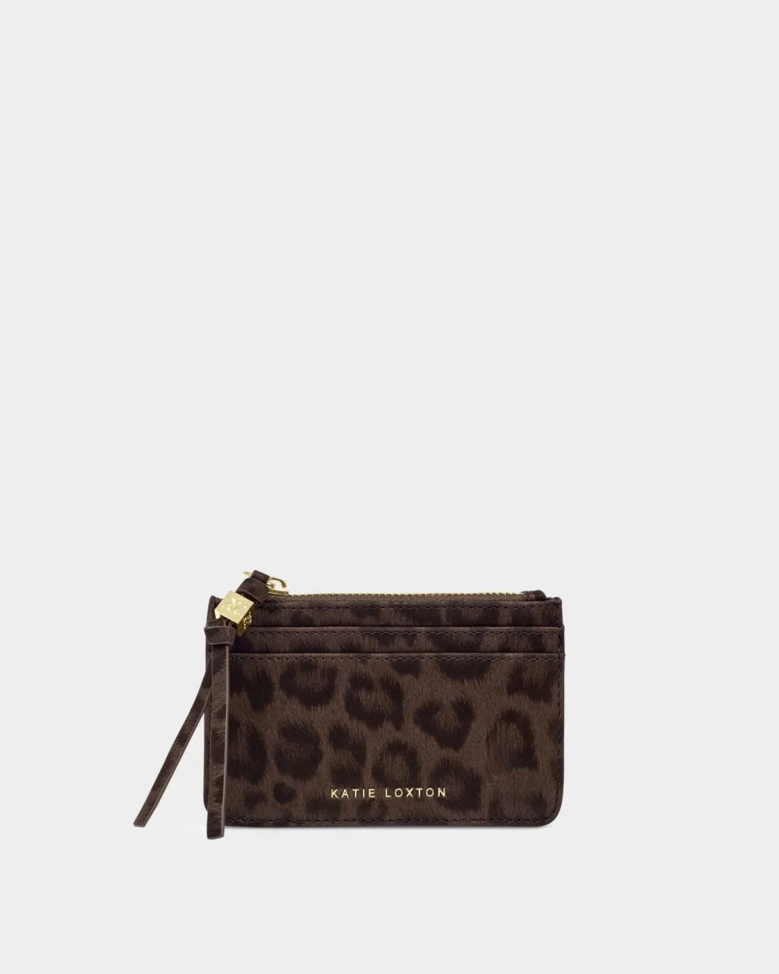 Katie Loxton - Lottie - Coin &amp; Card Holder - Chocolate Leopard