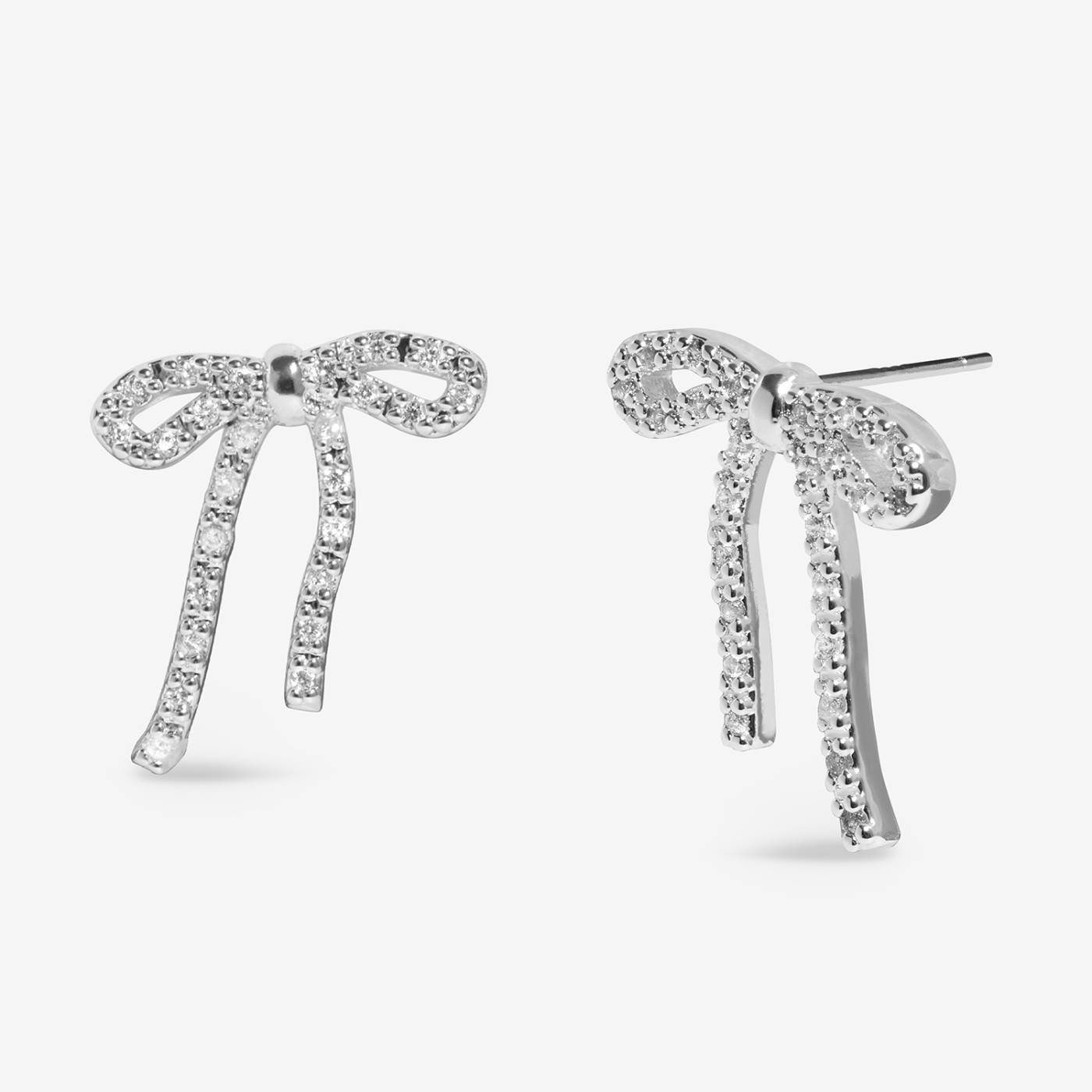 Joma Jewellery - Loved By You - Pave Bow Stud Earrings