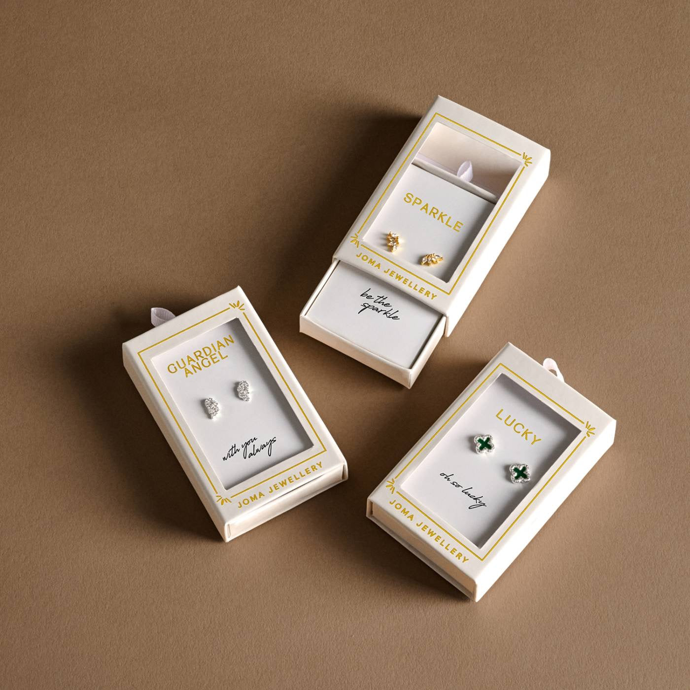Joma Jewellery Moments to Shine - Guardian Angel - Silver Plated Boxed Stud Earrings