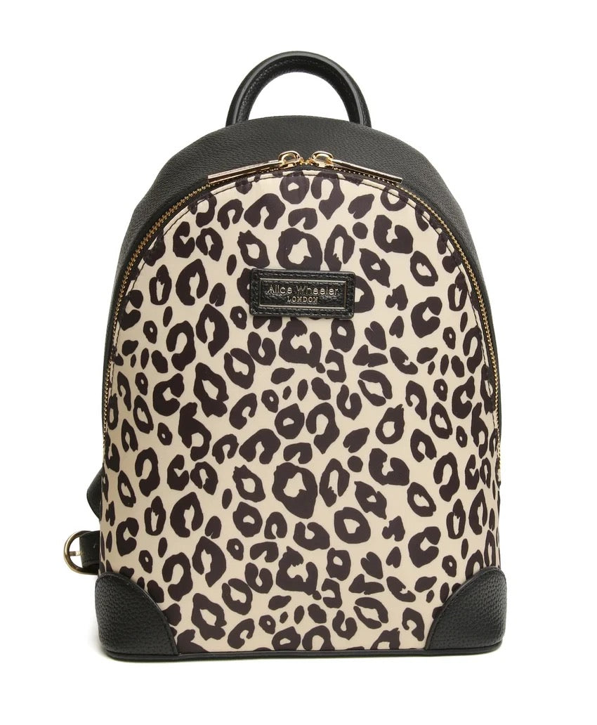 Alice Wheeler- Leopard Print - Shoreditch Backpack