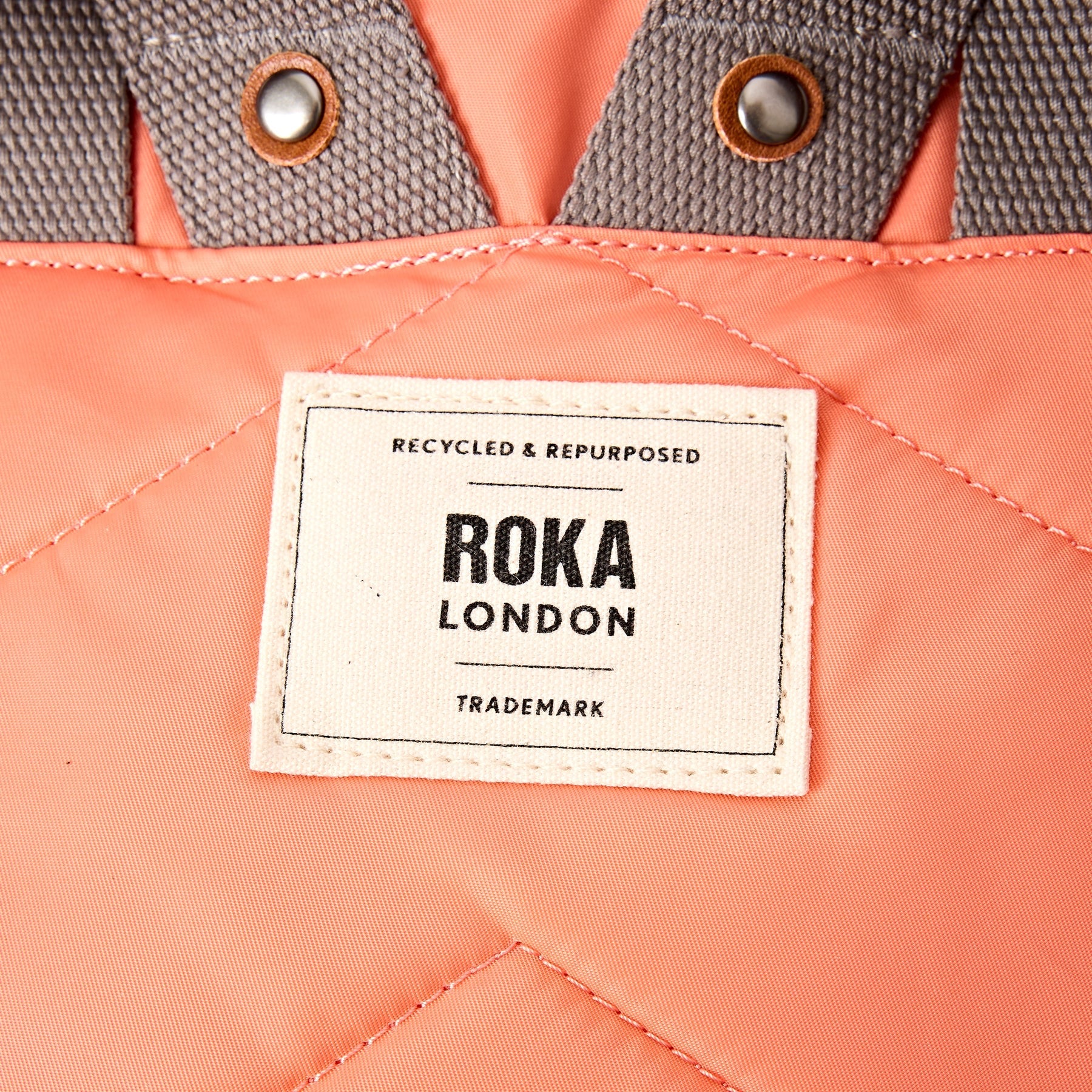 Roka Canfield Recycled Nylon - Medium Backpack - Sugar Coral