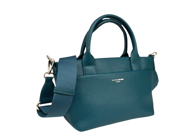 David Jones - (NVCM8324) - Small Grab Handbag - Twilight Teal