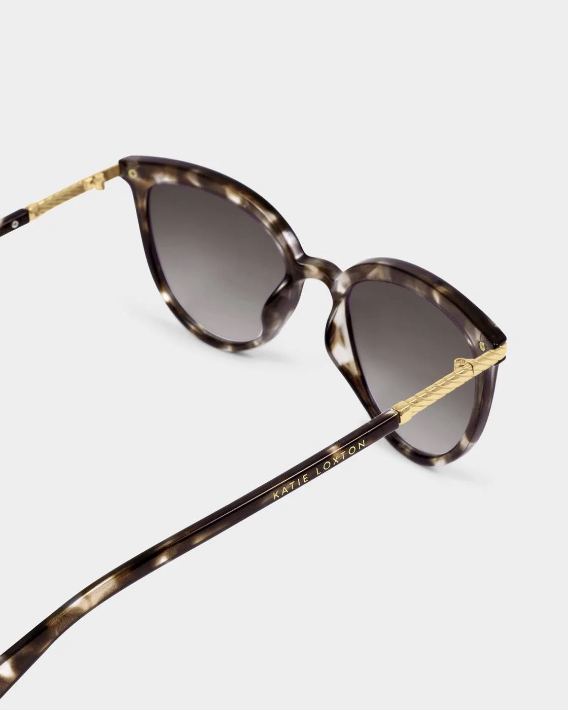 Katie Loxton - Ravello Round Sunglasses - Transparent Light Tortoiseshell