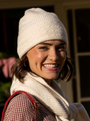 Brakeburn Stellar Pointelle Rib Knitted Beanie Hat - Cream