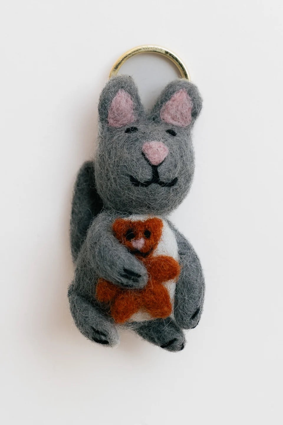 Lily &amp; Me - Window Cats Socks &amp; Cat with Teddy Felt - Keyring &amp; Sock Gift Box Set