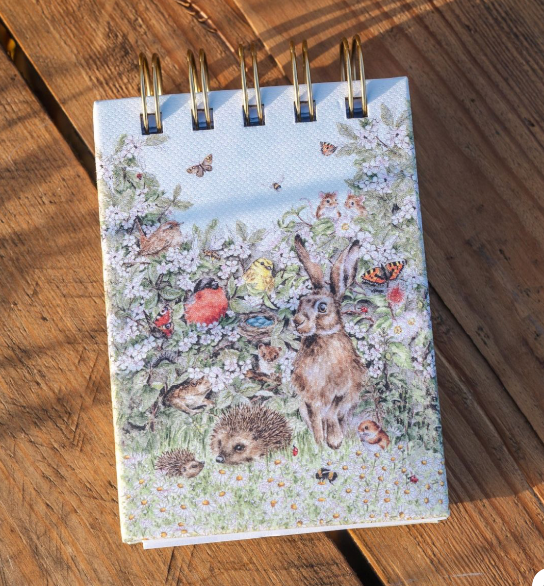 'Hedgerow' (Nature Field) Mini NoteBook  - Wrendale Designs