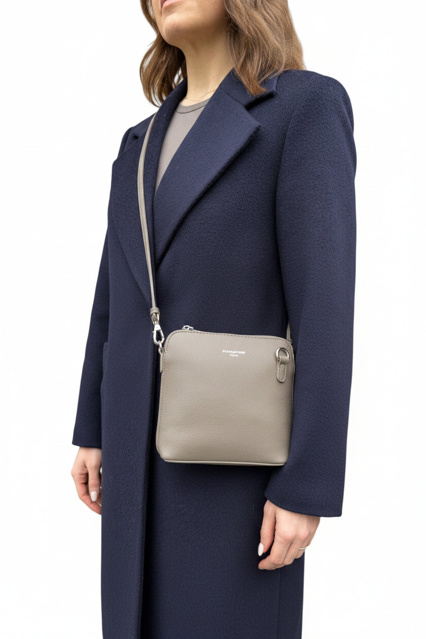 David Jones - (NV6101-5B) Minnie Small Crossbody Bag - Warm Grey Sand