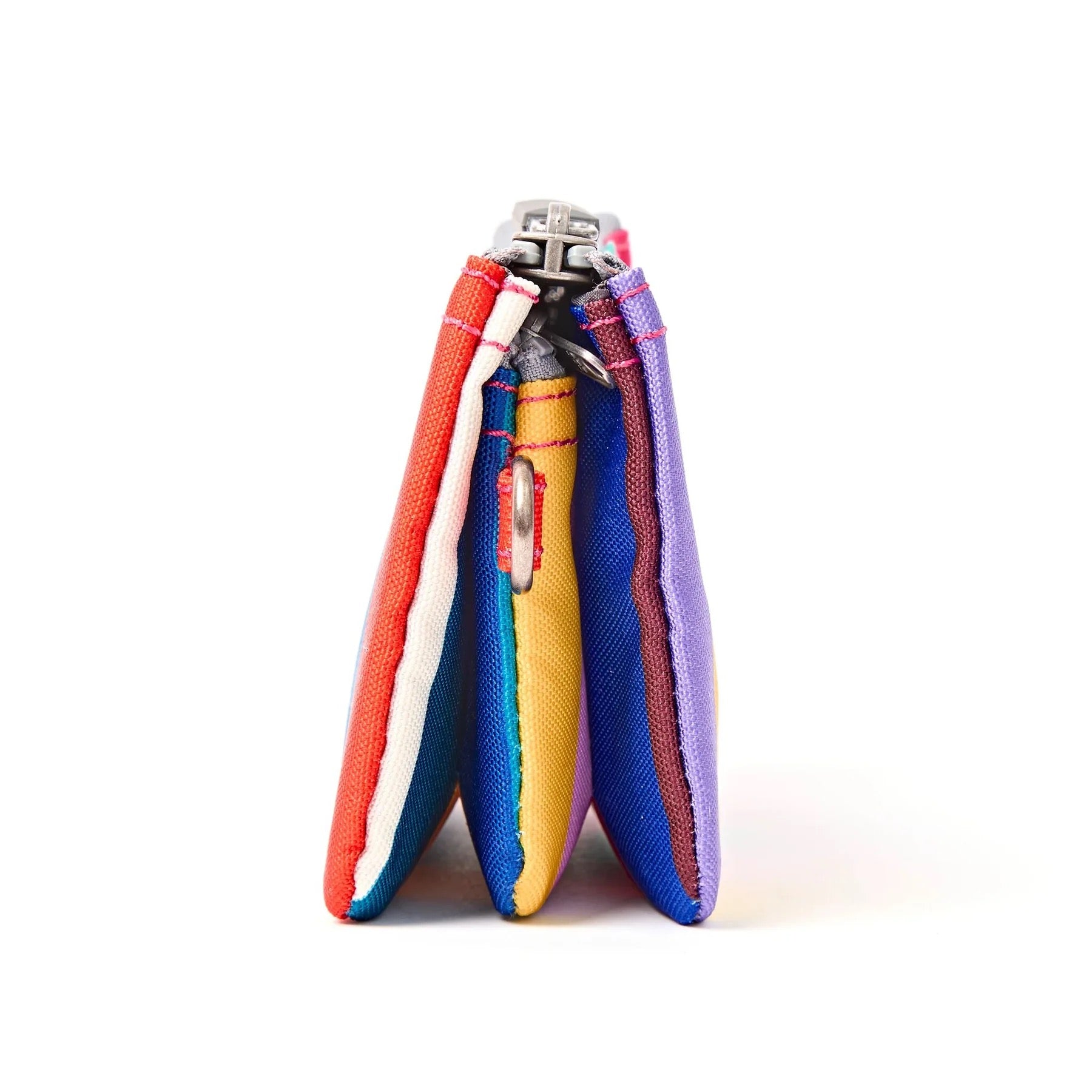 Roka Carnaby XL Crossbody-Recycled Canvas - Wide Multi Stripe