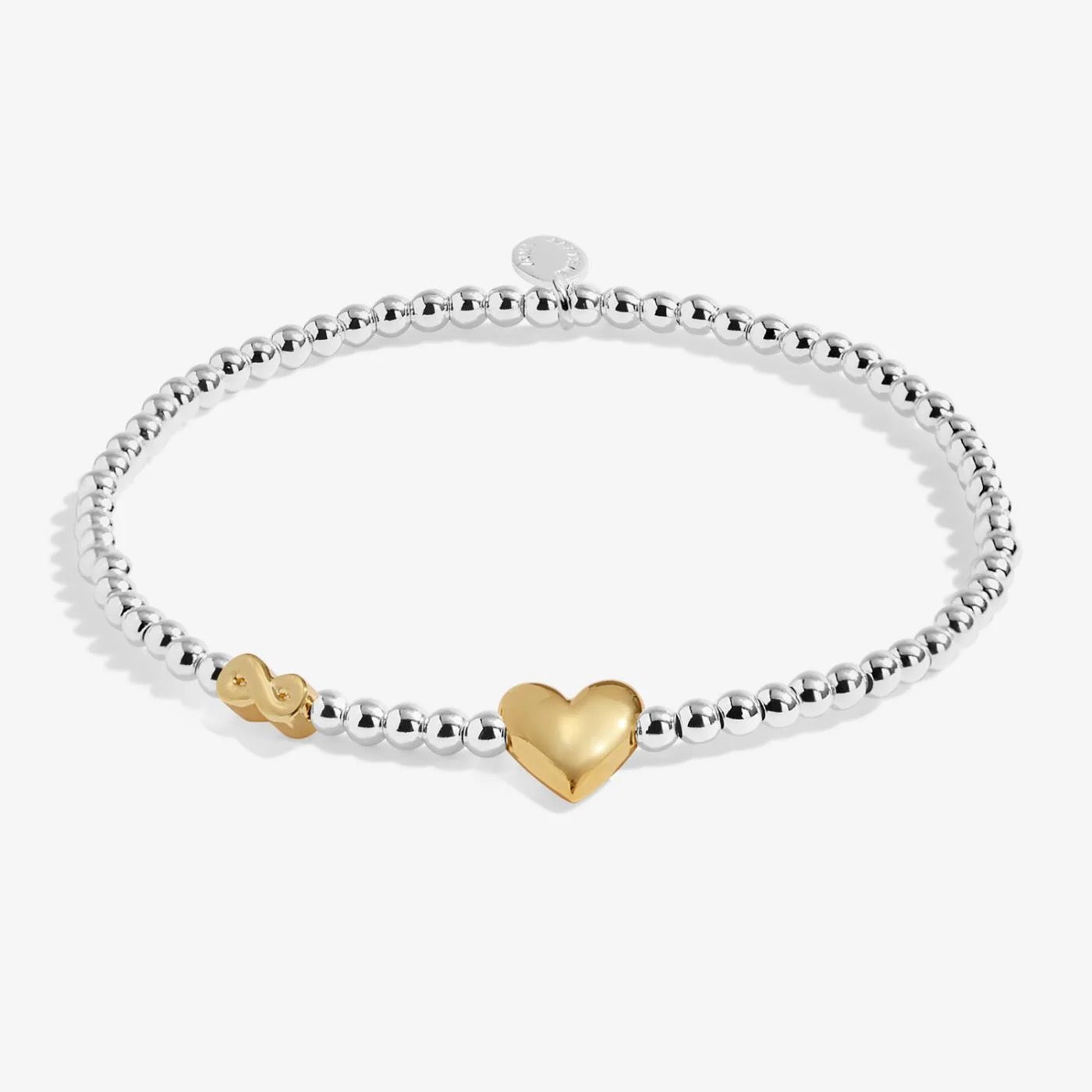 Joma Jewellery - A Little September Birthday Girl - Birth Month - Silver &amp; Gold Plated Bracelet