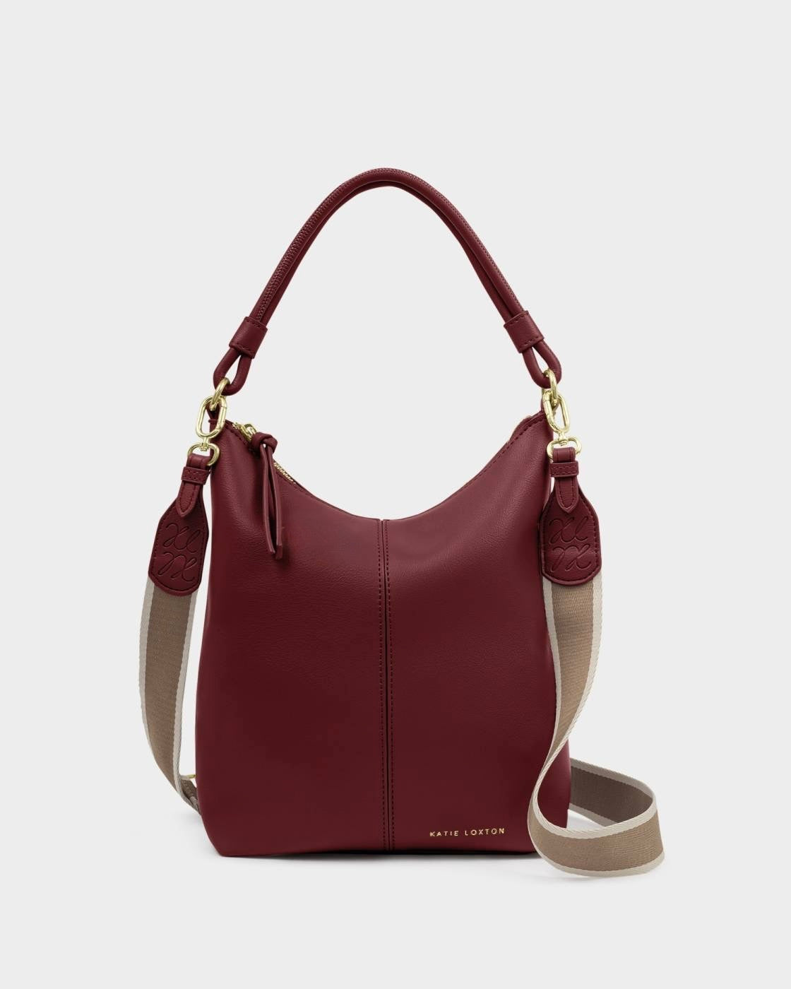 Katie Loxton - Hallie Satchel Handbag - Cherry