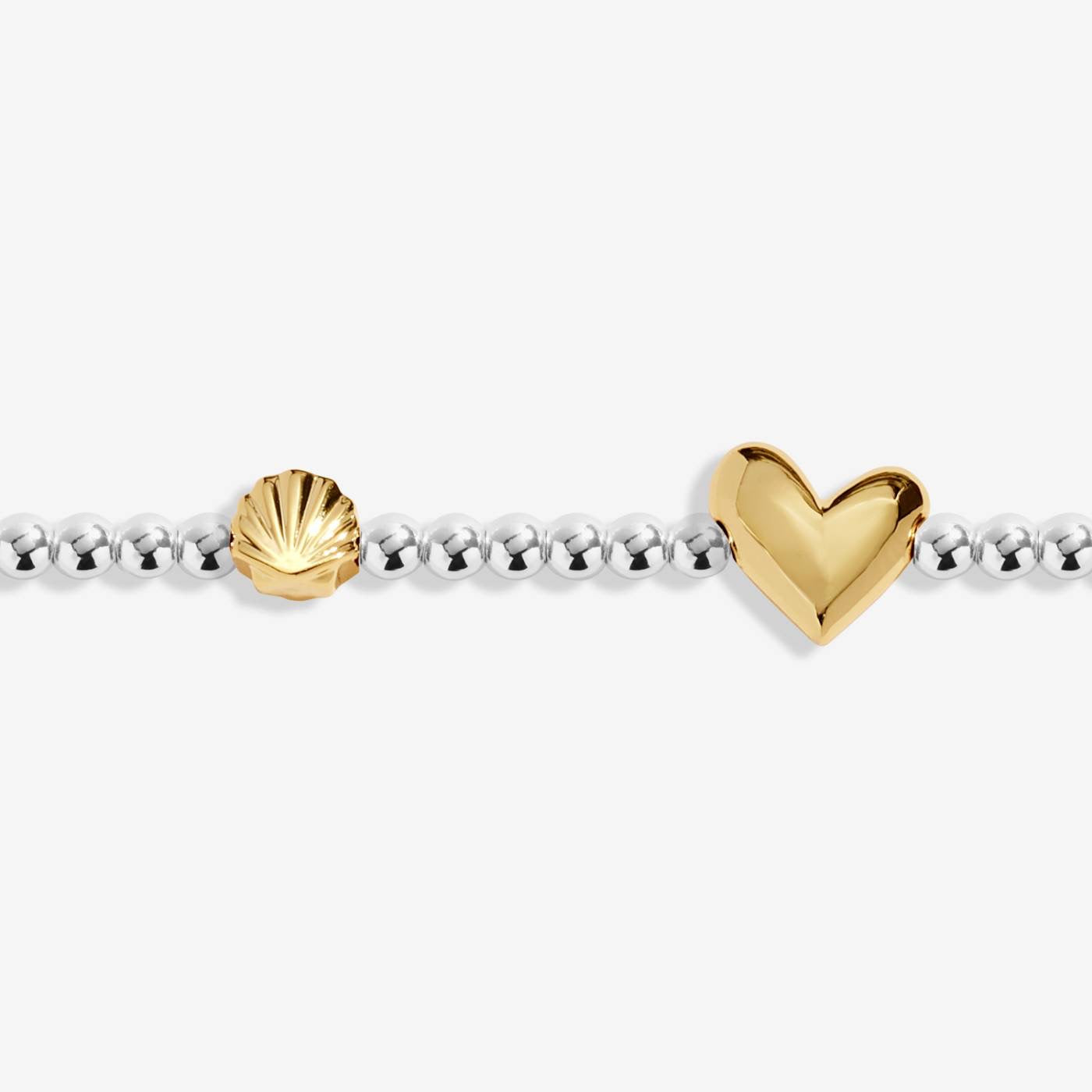 Joma Jewellery - A Little August Birthday Girl - Birth Month - Silver &amp; Gold Plated Bracelet