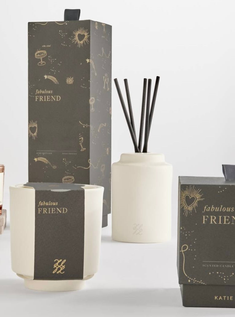 Katie Loxton Sentiment Reed Diffuser - Fabulous Friend - Fresh Fig &amp; Wild Freesia