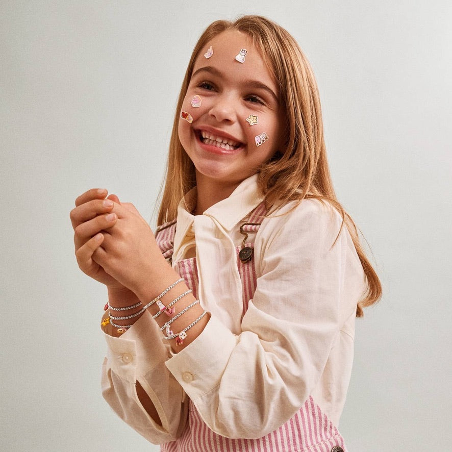 Jomees KIDS - A Little Have a Star-Tastic Birthday -  Silver Stretch Bracelet