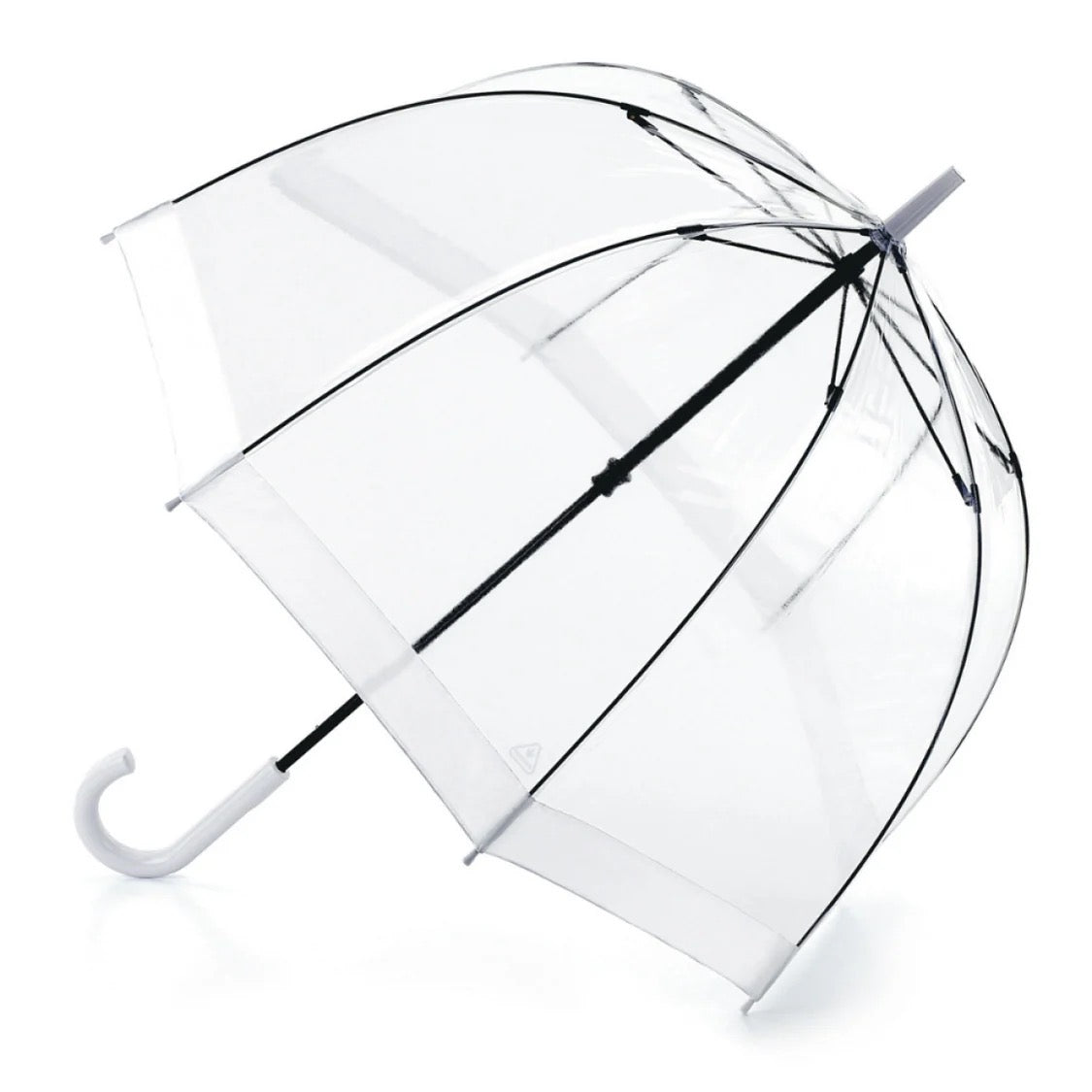 White/Clear - Ladies See Through Dome Large Umbrella