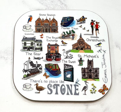 Emma Joustra Stone Series - STONE Coaster - There's No Place Like Stone Landmarks