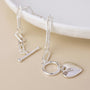 POM - Foundry Heart T-Bar Bracelet- Silver