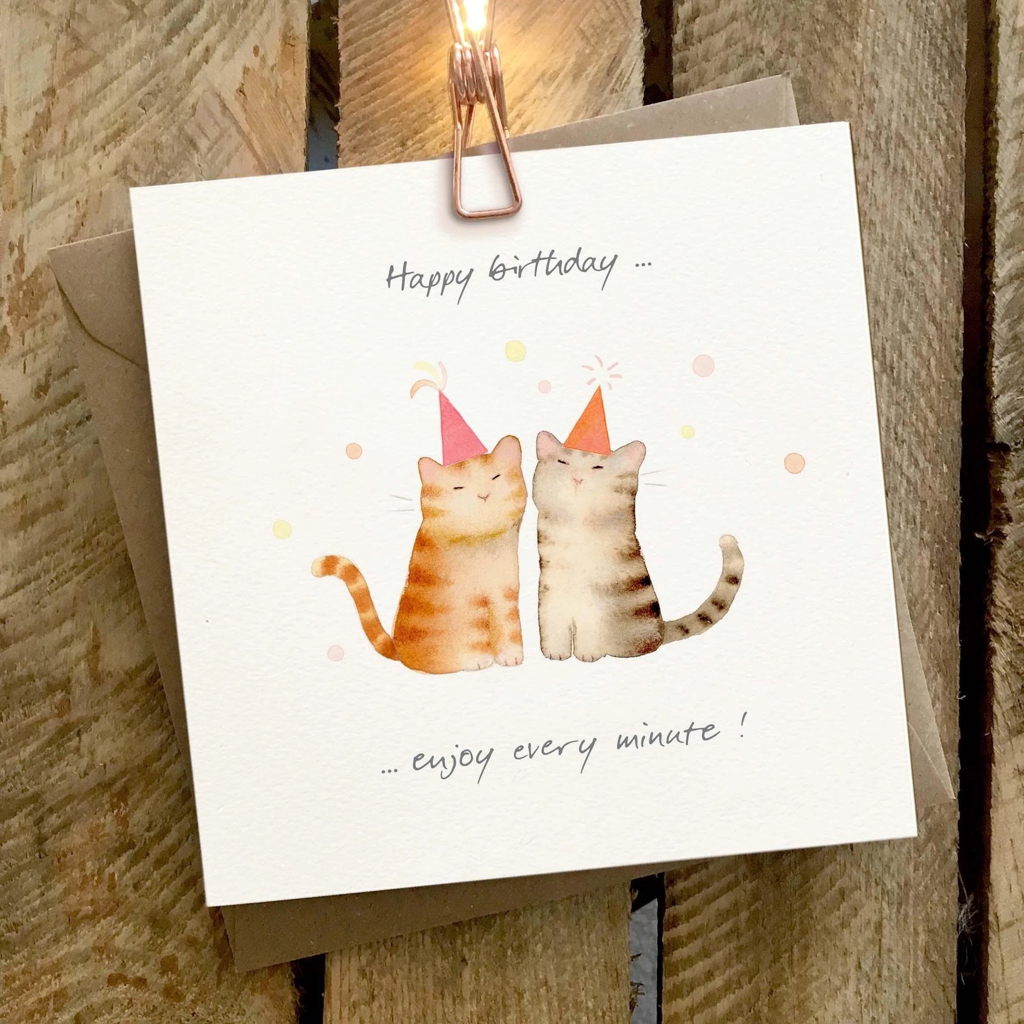 Ginger Betty - Happy Birthday (cat) - Birthday Card