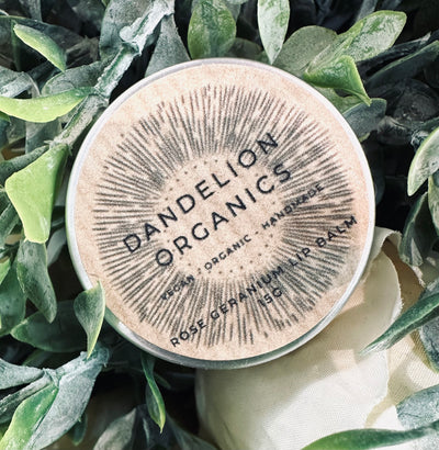 Dandelion Organics - Lip Balm - Rose Geranium