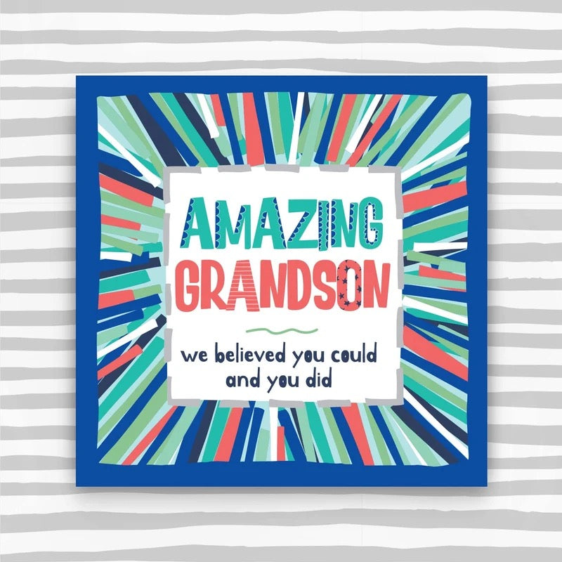 Molly Mae Amazing Grandson - Card