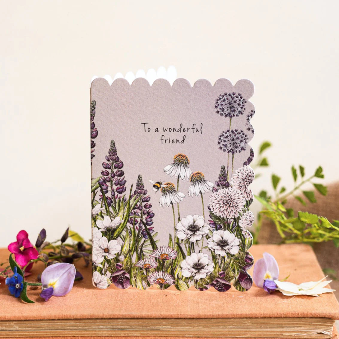 Toasted Crumpet MINI CARD - To A Wonderful Friend