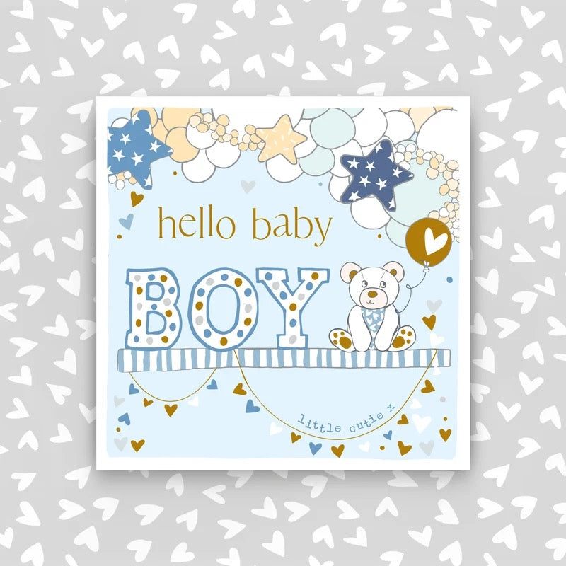 Molly Mae Hello baby Boy Card