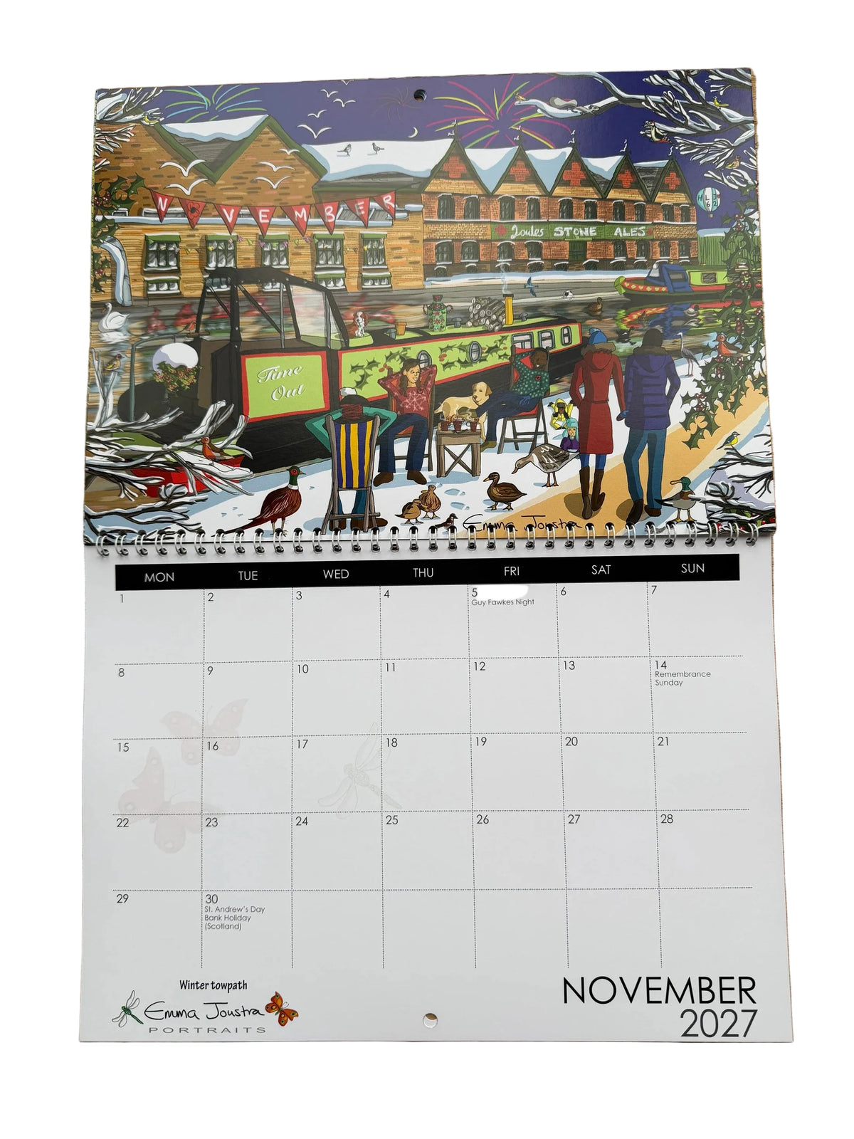 Emma Joustra 2027 Calendar - There’s no place like Stone
