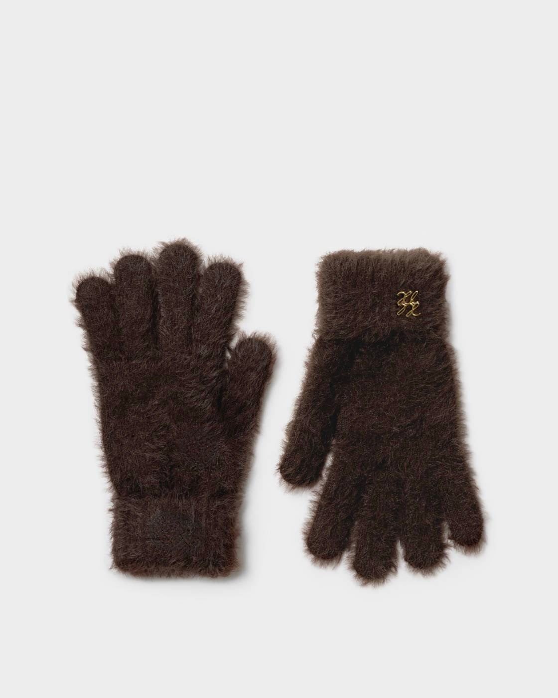 Katie Loxton - Gift Boxed - Soft Knit Gloves - Chocolate