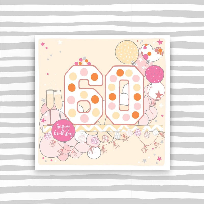 60 Happy Birthday - Card Molly Mae