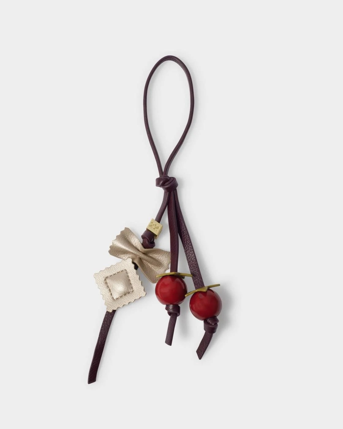 Katie Loxton Bag Charm - Pasta Multi - Cherry