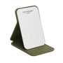 Alice Wheeler - Faux Leather - Mini Folding Compact Mirror - Olive