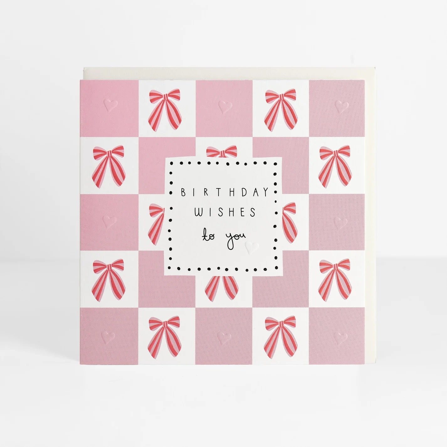 Birthday Wishes To You - Bows &amp; Squares - Card- Belly Button