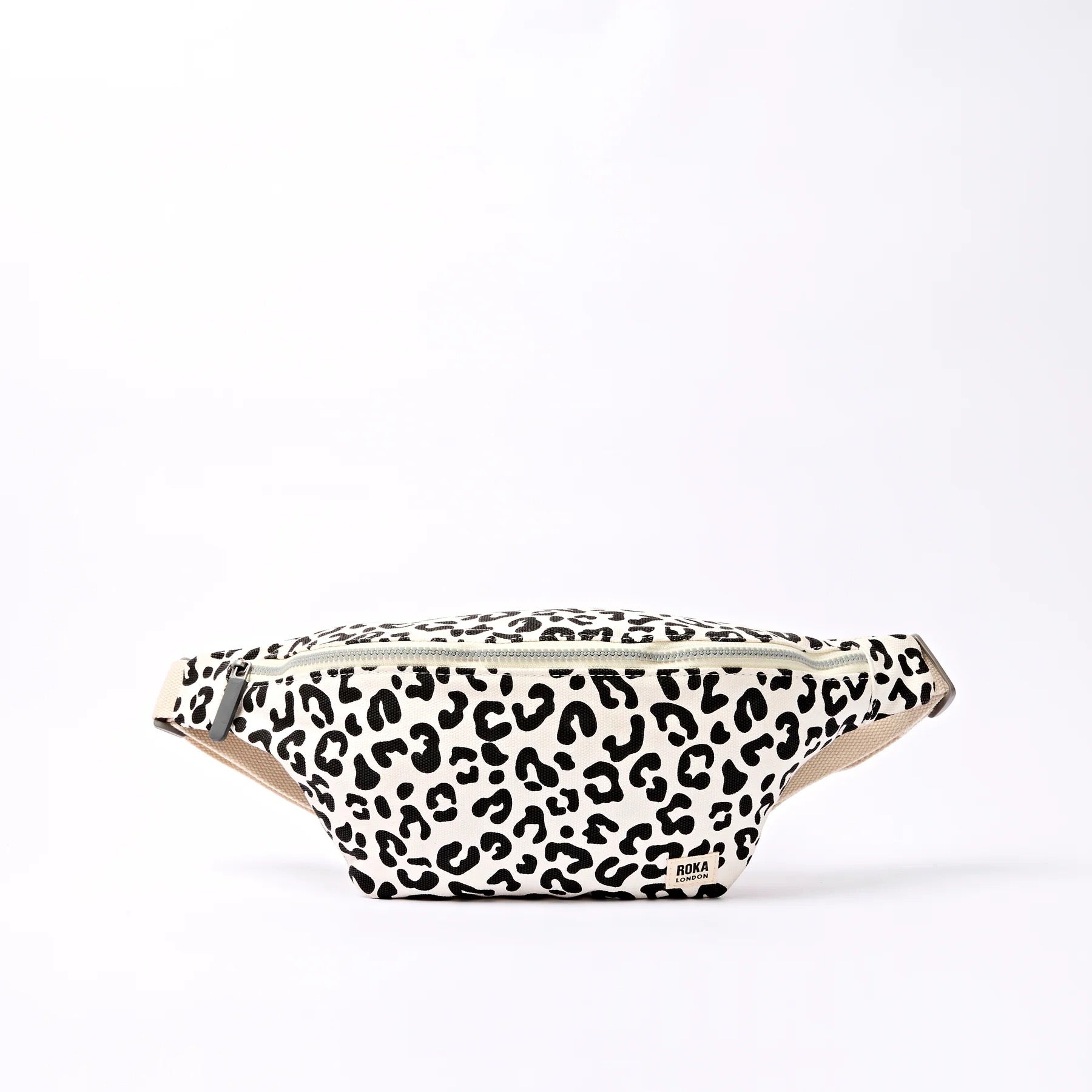 Roka Mill Hill Sling/Crossbody Bag -Cotton Canvas - Summer Leopard