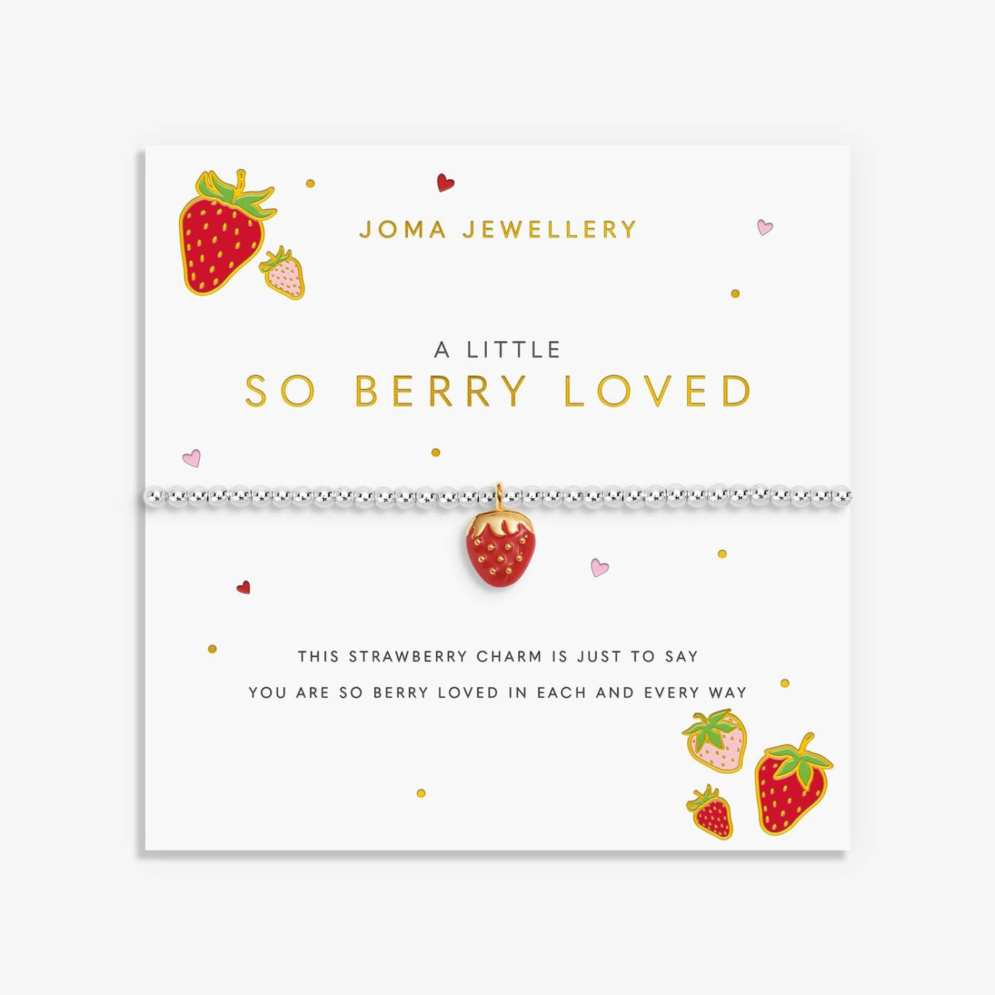 Joma Jewellery A Little Vibes - A Little So Berry Loved - Silver Plated Bracelet