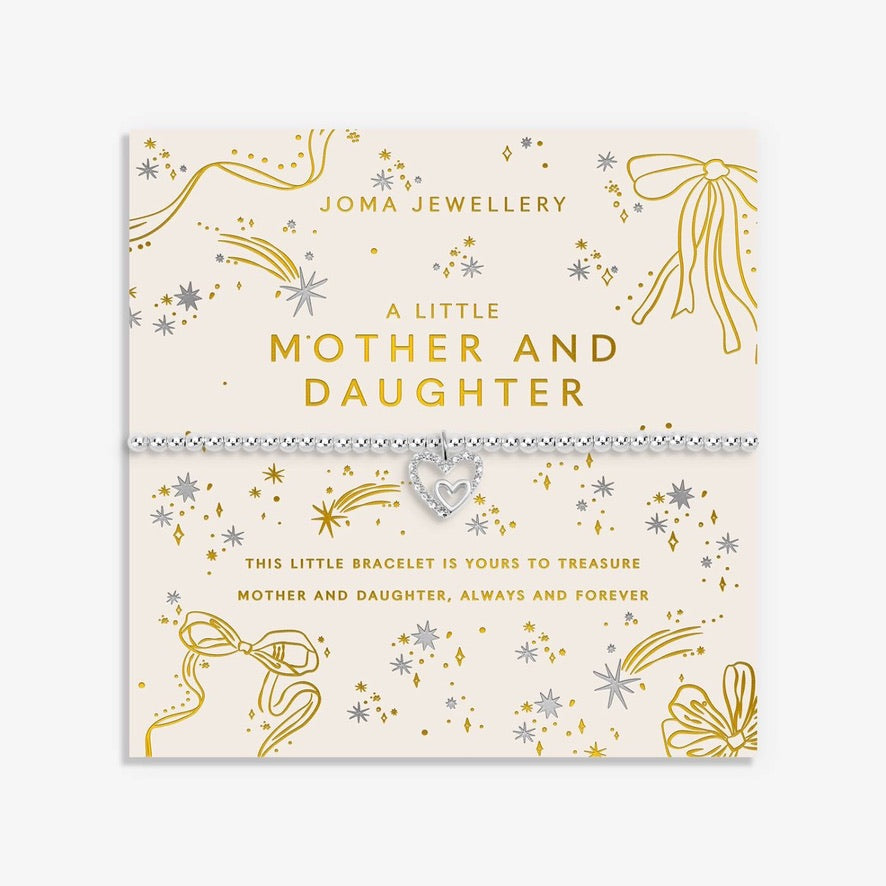 Joma Jewellery - A Little Mother and Daughter - Silver Plated Bracelet