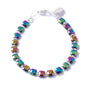 Carrie Elspeth - Cubic Haematite Beaded Bracelet - Spectrum