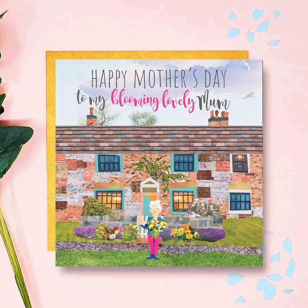 Flying Teaspoons Blooming Lovely Mum Birthday Card