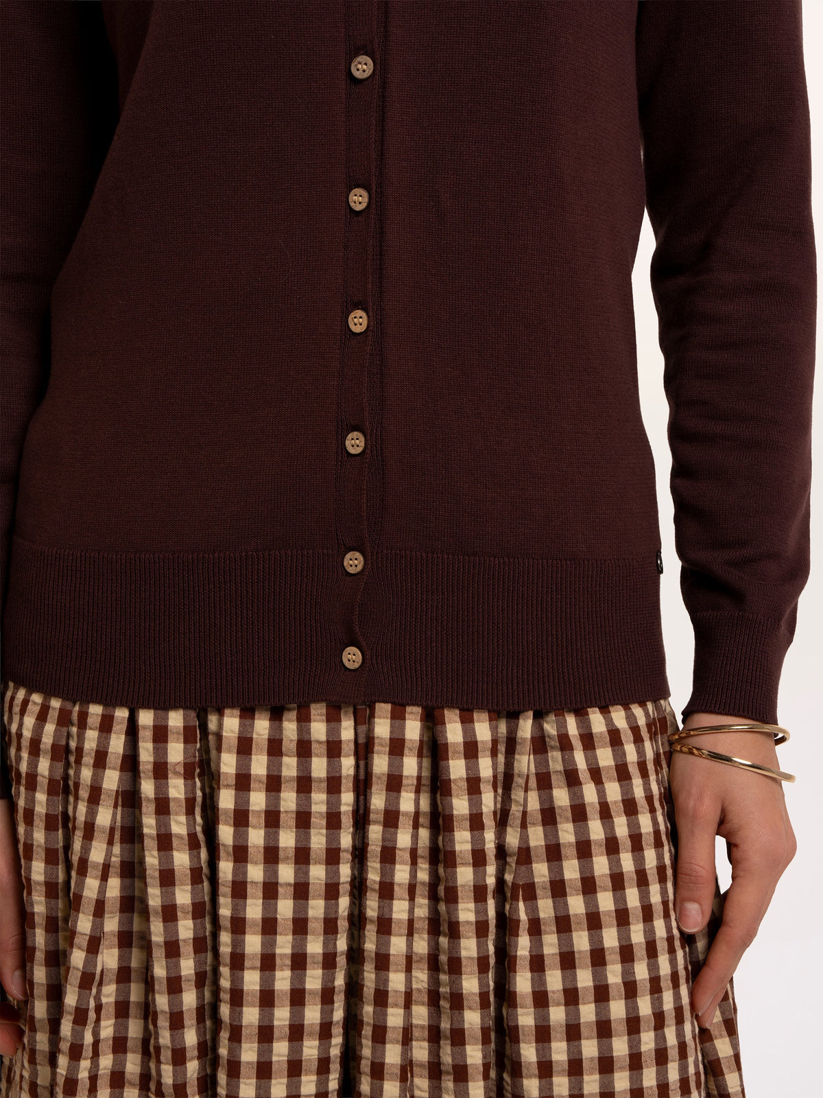 Brakeburn - Mia - Knitted Cardigan - Burgundy