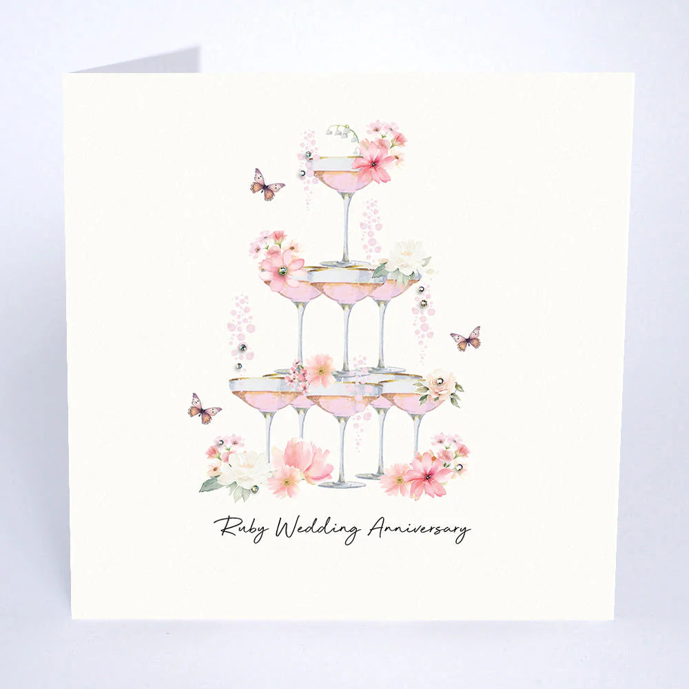 Five Dollar Shake Ruby Wedding Anniversary Card