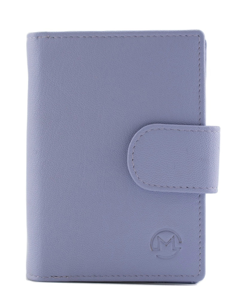 Mala Leather Origin Small Tab Purse with RFID Protection (3118 5)- Lilac