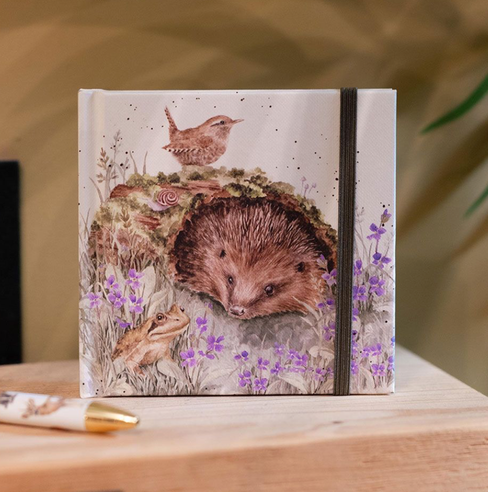 'The Wild Patch' (Hedgehog &amp; Wren) Note Book  - Wrendale Designs