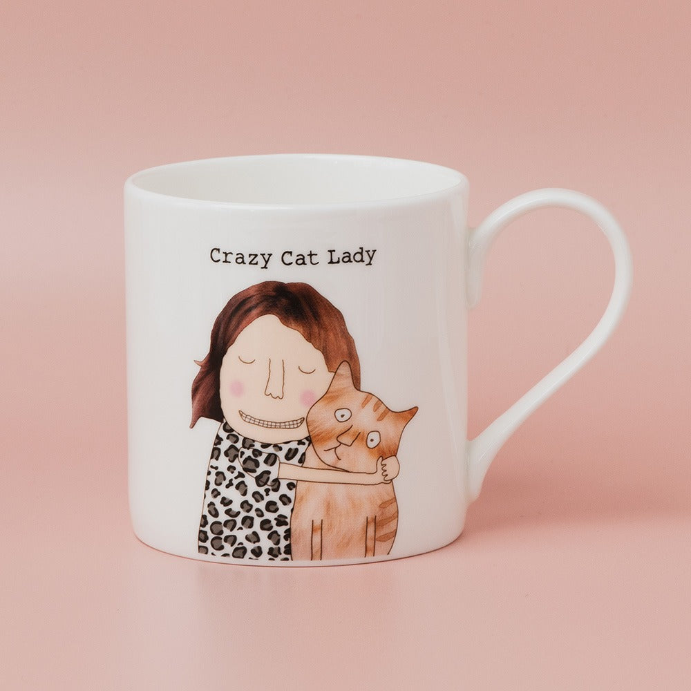 Rosie Made a Thing Mug - Crazy Cat Lady