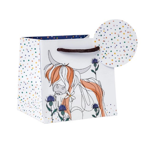 Highland Cow - Mug Small Giftbag - Belly Button