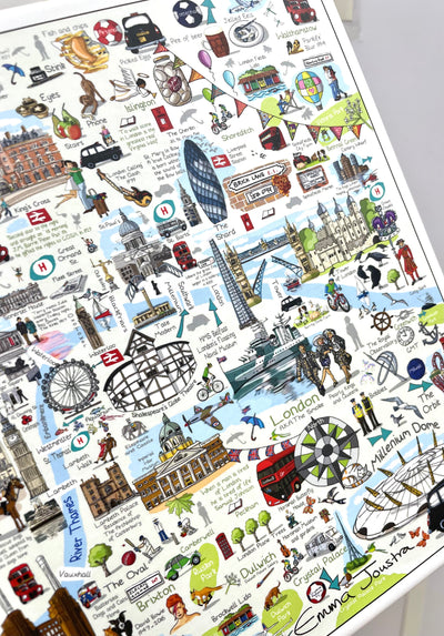 Emma Joustra 1000 piece Jigsaw Puzzle - Tour of London