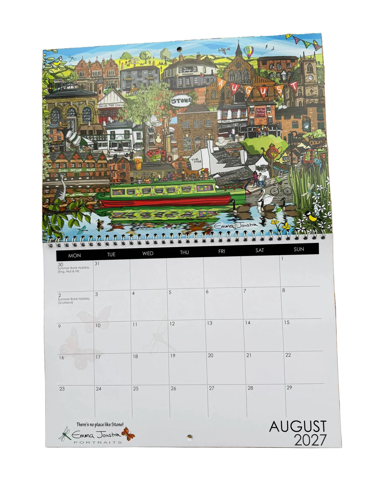 Emma Joustra 2027 Calendar - There’s no place like Stone