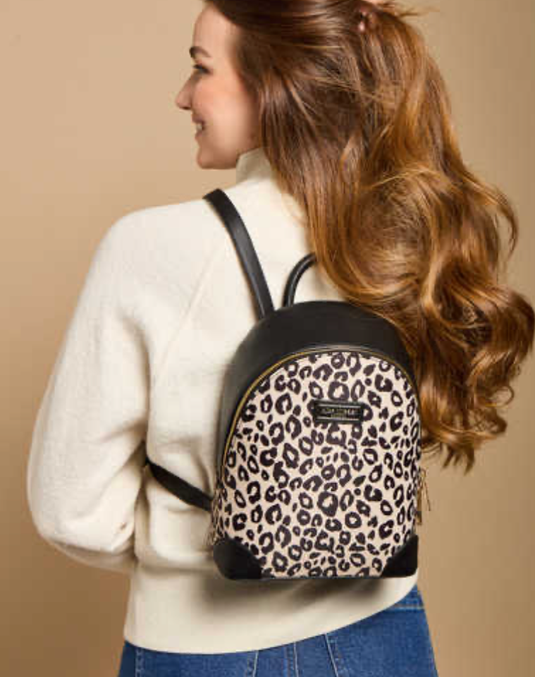 Alice Wheeler- Leopard Print - Shoreditch Backpack